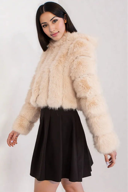 Jacket model 189518 AT beige
