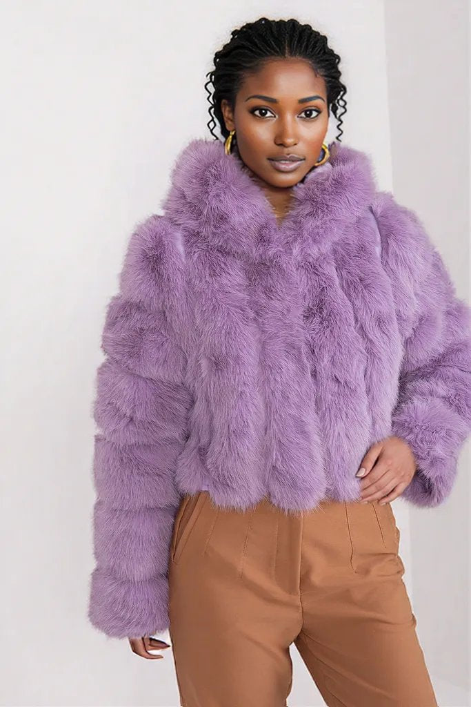 Jacket model 189522 AT violet