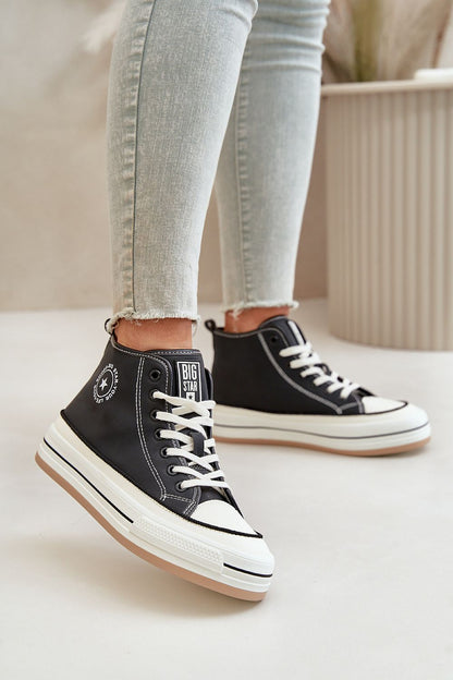 Big Start Suede Sneakers Step in style black