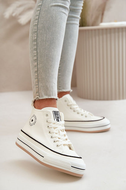 Big Start Suede Sneakers Step in style white