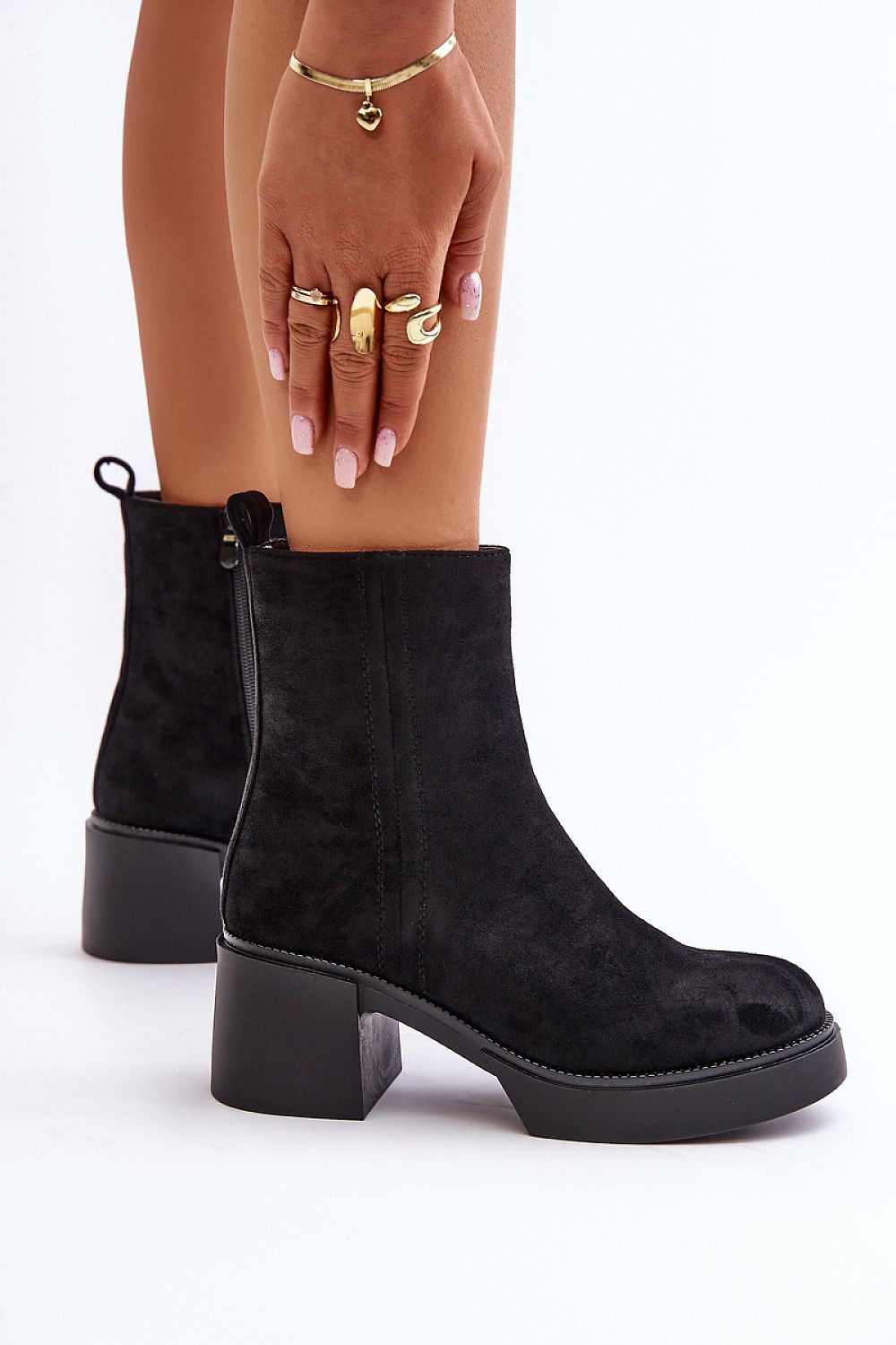 Eco Suede Heel boots