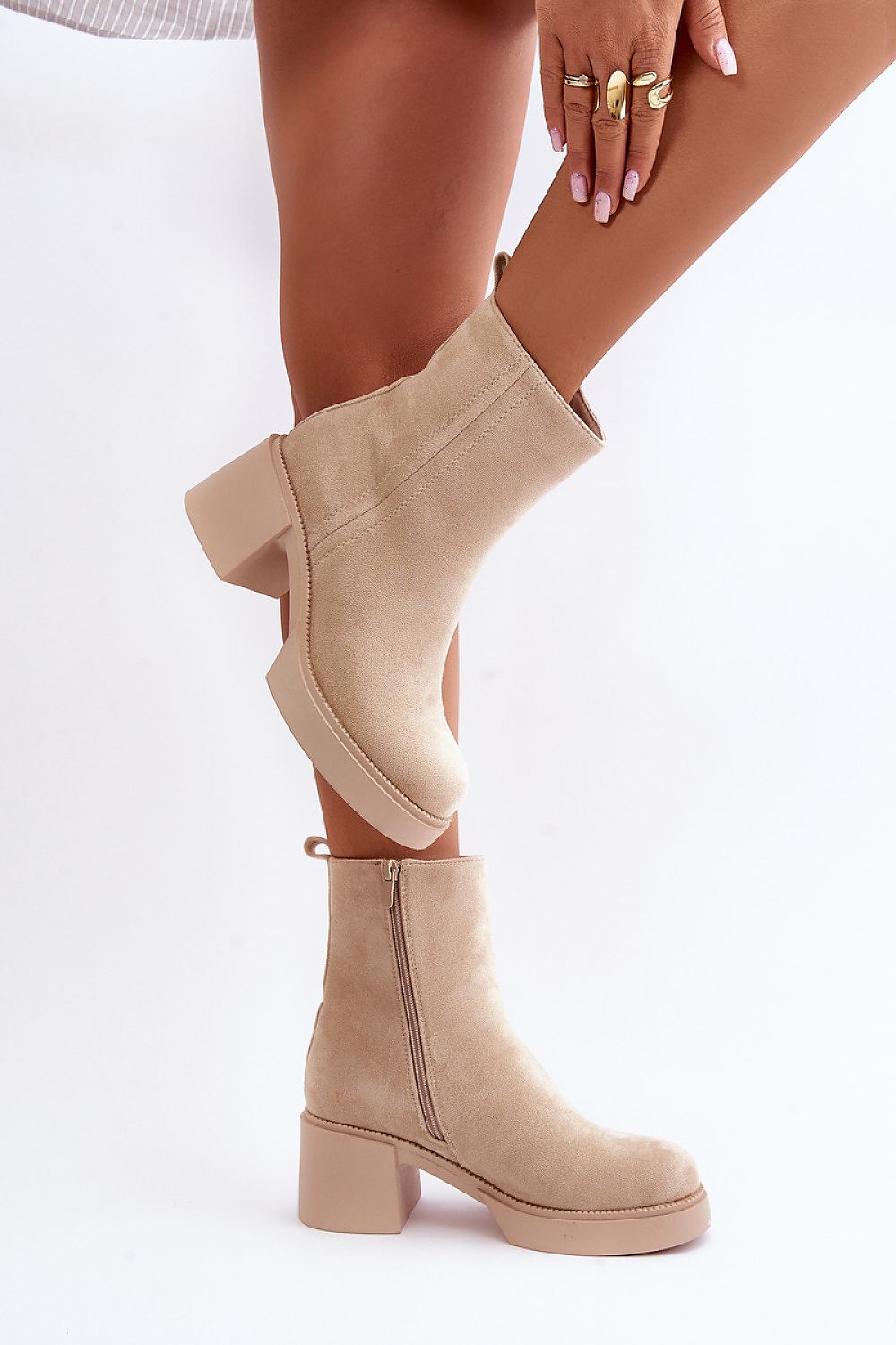 Eco Suede Heel boots