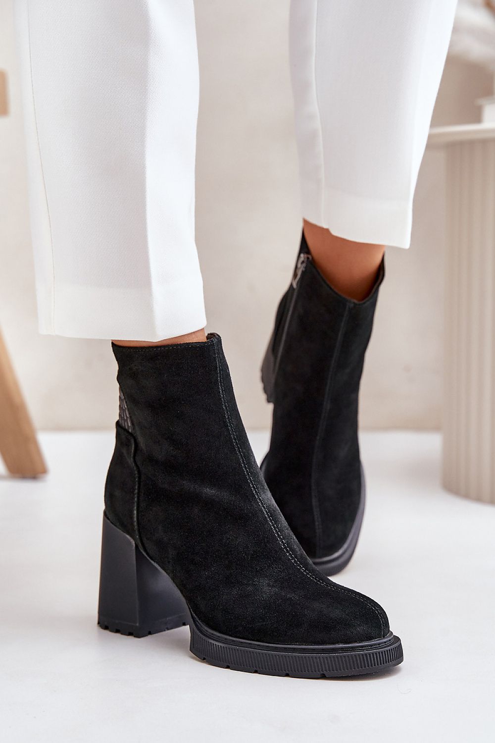 Elegant Heel boots black