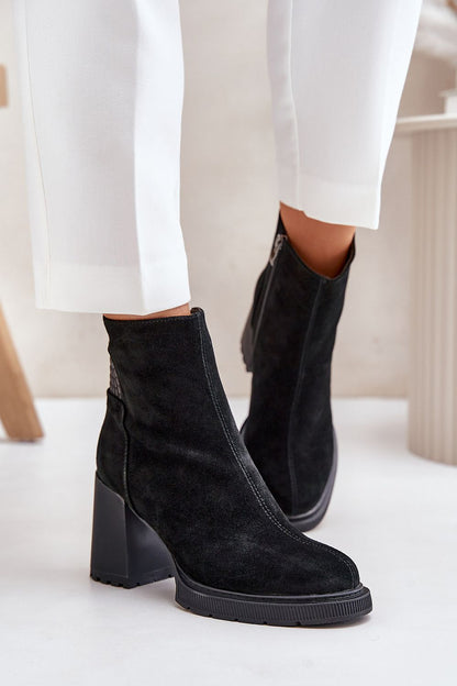 Elegant Heel boots black