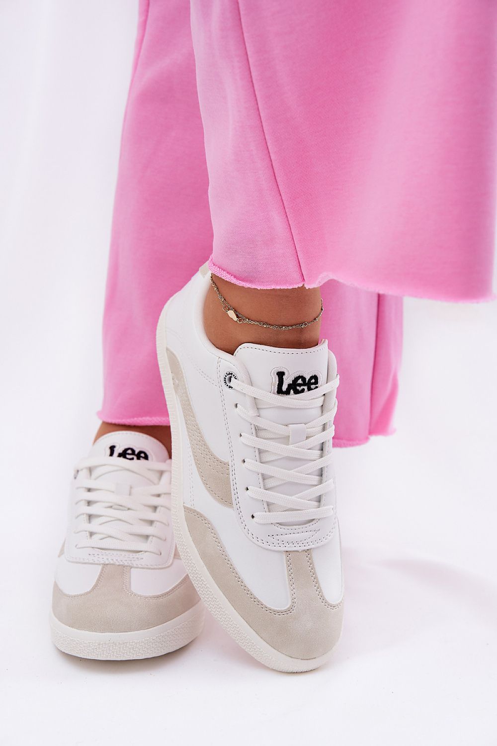 Lee brand sneakers white