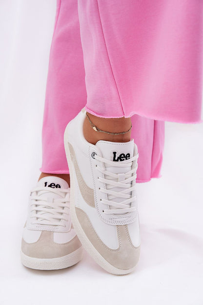 Lee brand sneakers white