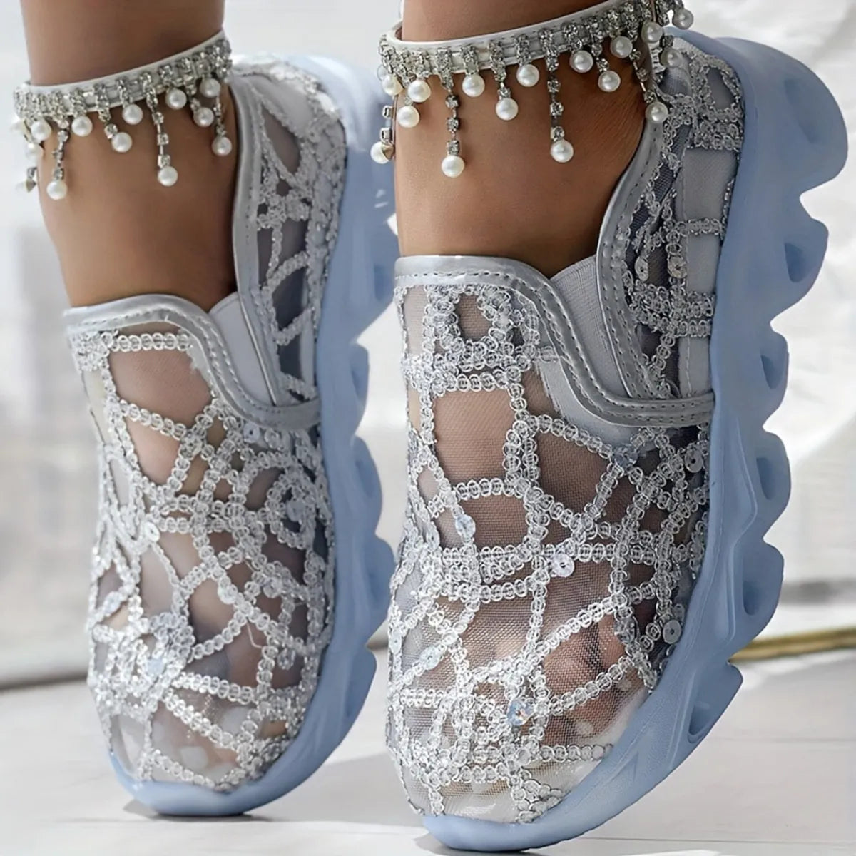 Breathable Mesh Platform Athletics