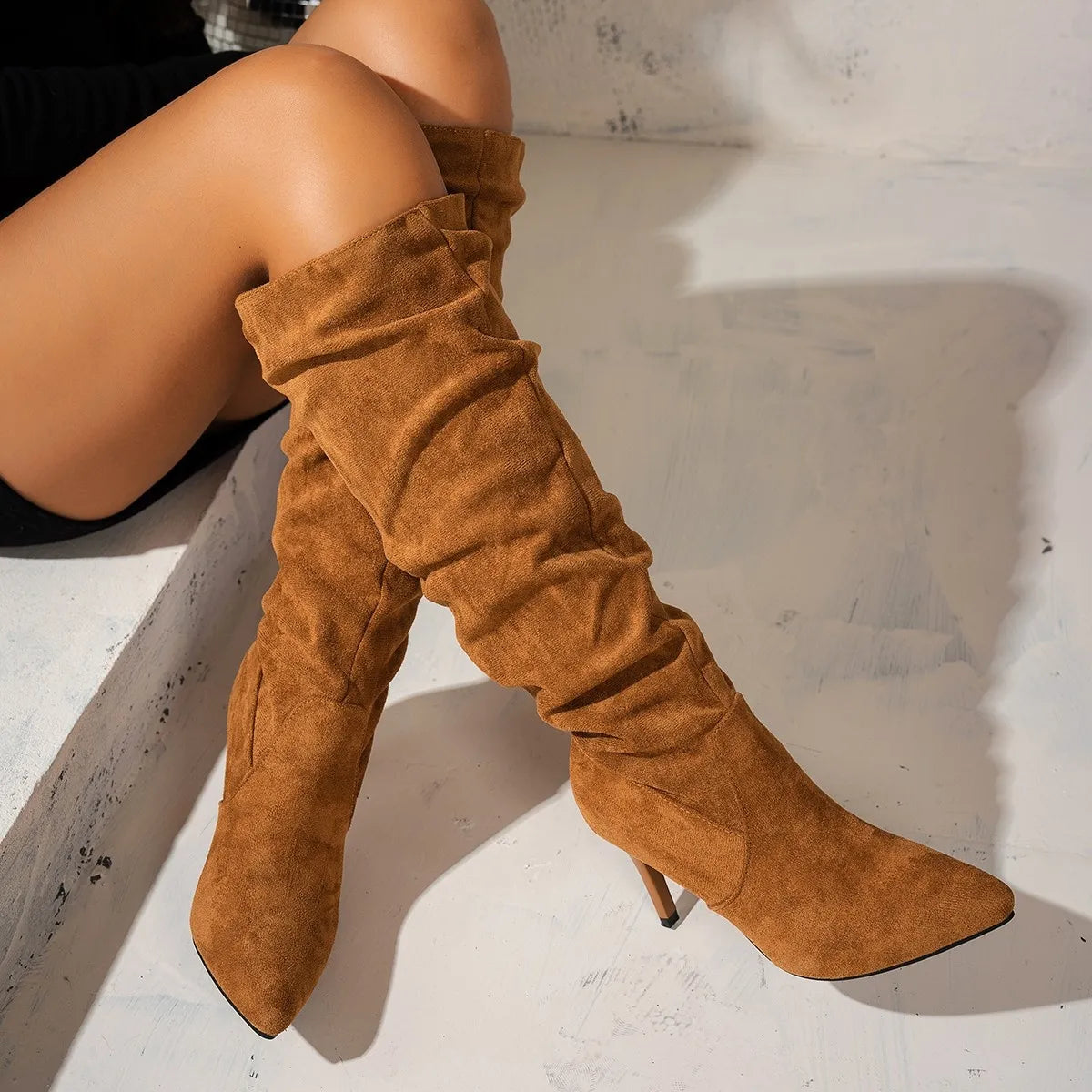 Point Toe Stiletto Boots