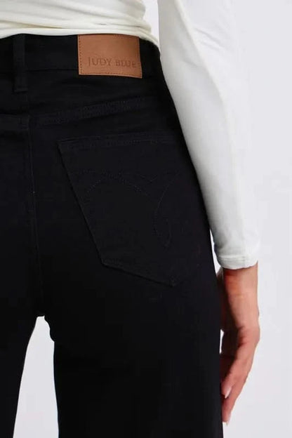 Judy Blue Full Size High Waist Reto Wide Leg W/ Cuff
