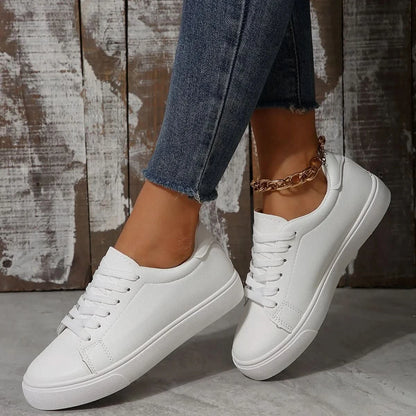 Round Toe Platform Sneakers