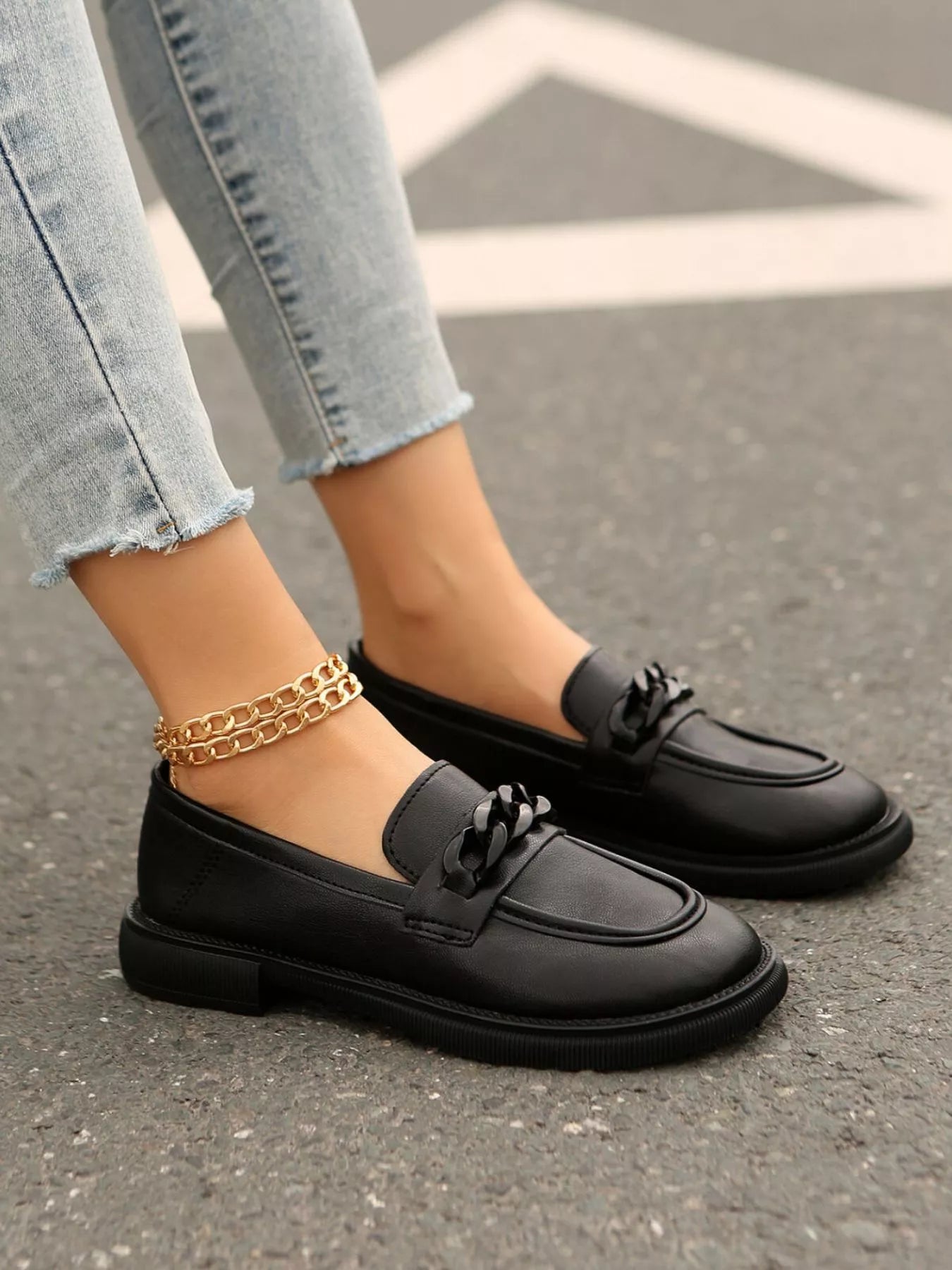 Round Toe Flats Loafers