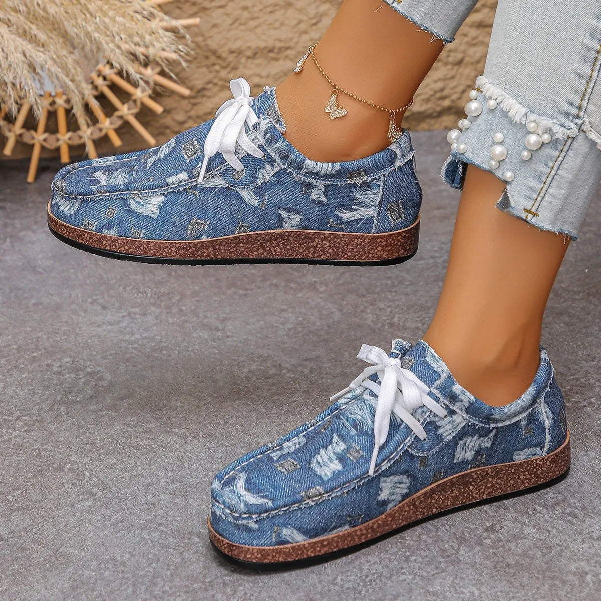 Lace Up Platform Sneakers