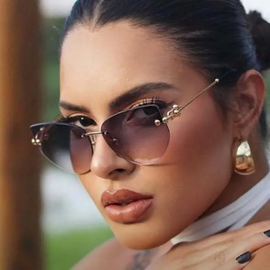 Cat Eye Style Sun Glasses